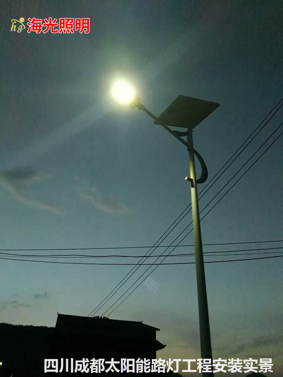 四川成都村村通道路太阳能LED路灯安装工程项目