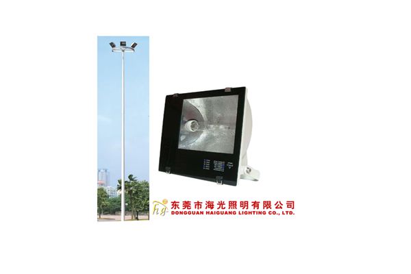 海南省儋州市白马井镇港口码头18米高杆灯 8米单臂路灯照明工程