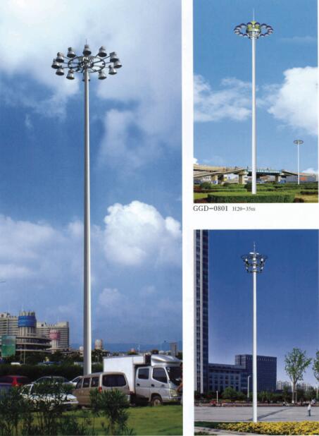 30米升降式高杆灯的升降原理