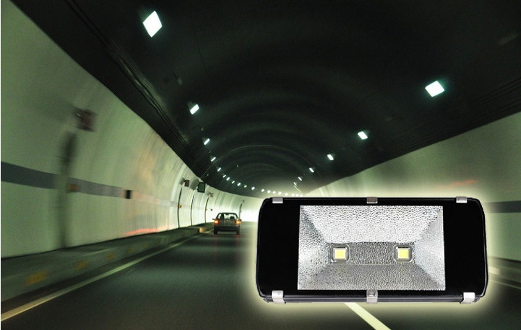 HGLED-F-011 供应大功率50W100W150W200W300W隧道投射LED泛光灯点亮效果应用场景