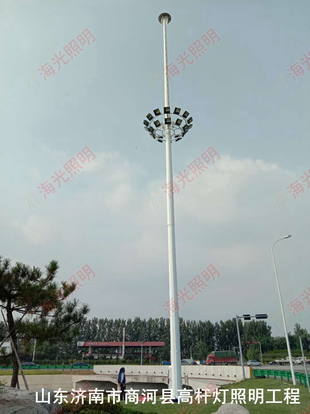 山东省济南市商河县高杆灯照明工程项目