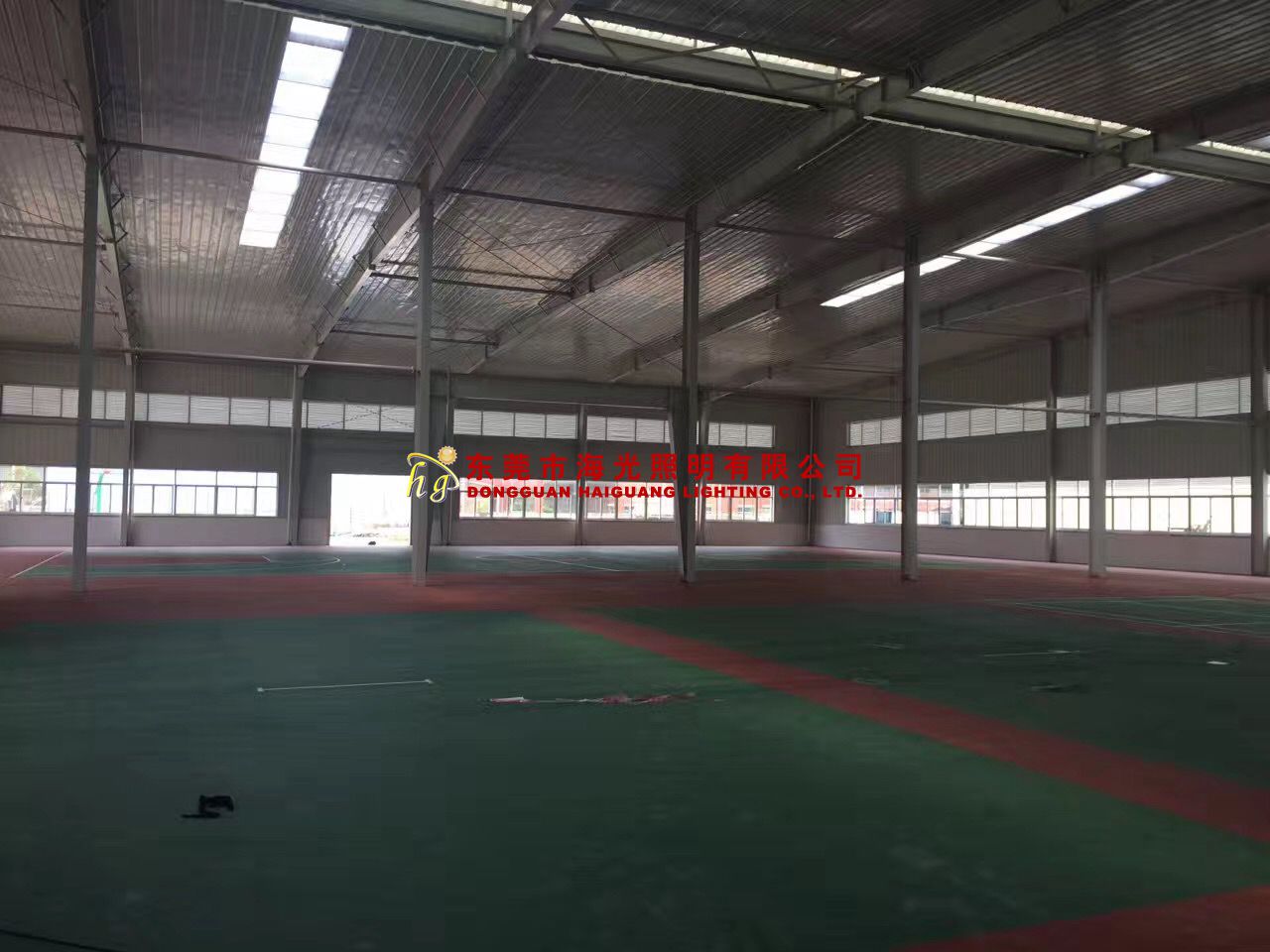 海光照明为深圳市广田方特幕墙科技有限公司惠州分公司提供LED工厂灯、LED投光灯、三防荧光灯
