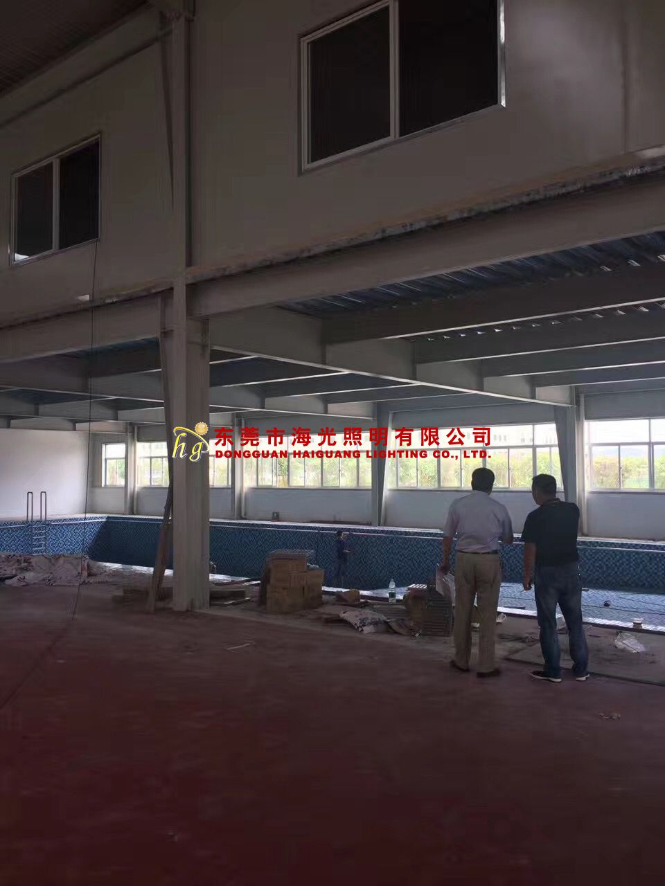 海光照明为深圳市广田方特幕墙科技有限公司惠州分公司提供LED工厂灯、LED投光灯、三防荧光灯