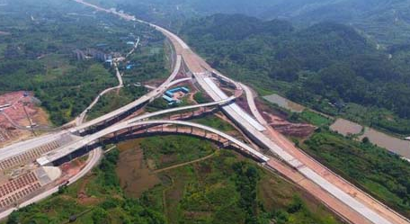 重庆渝北至四川广安高速公路路段隧道高压钠灯隧道灯照明工程